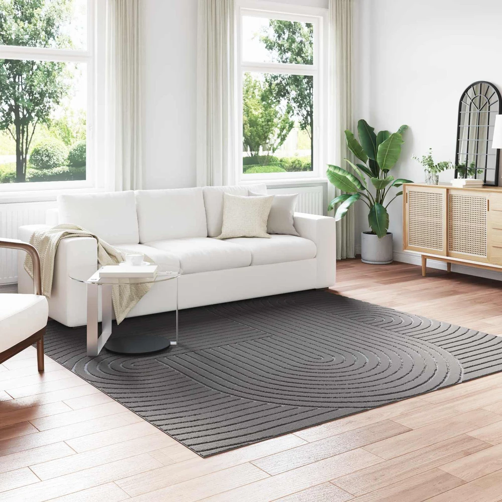 Vidaus ir lauko kilimas PALMERAS Antracitas 240 x 240 cm