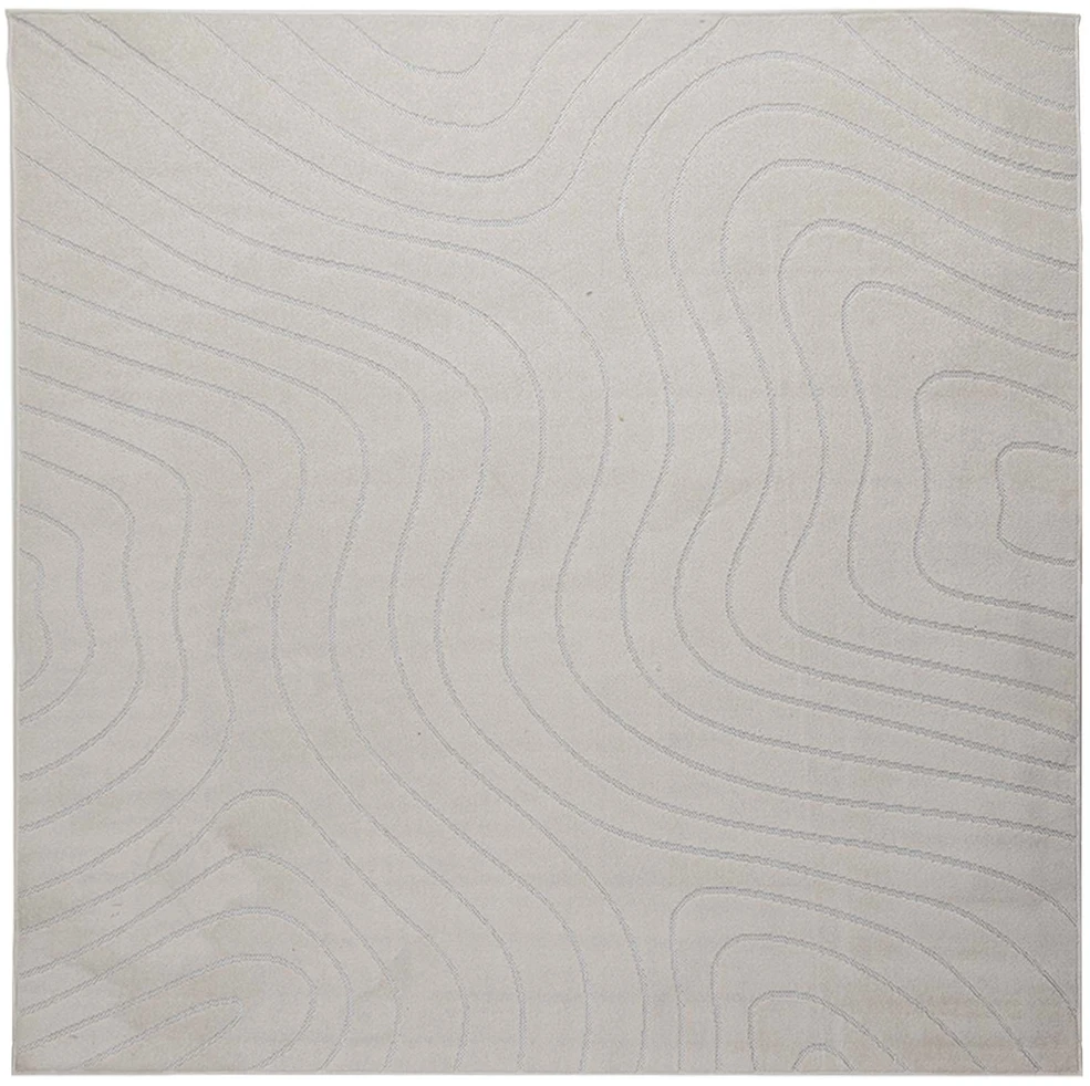 Vidaus ir lauko kilimas PALMERAS Kreminė 120 x 120 cm
