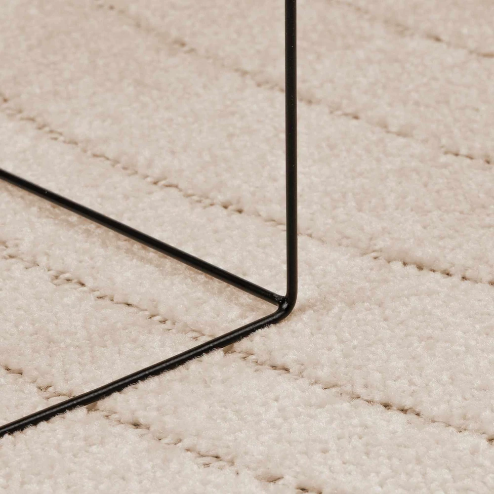 Vidaus ir lauko kilimas PALMERAS Smėlio Ø 120 CM Poliesteris