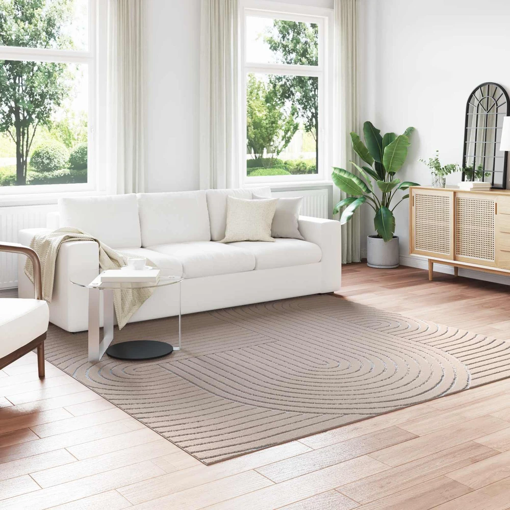 Vidaus ir lauko kilimas PALMERAS Smėlio 240 x 240 cm