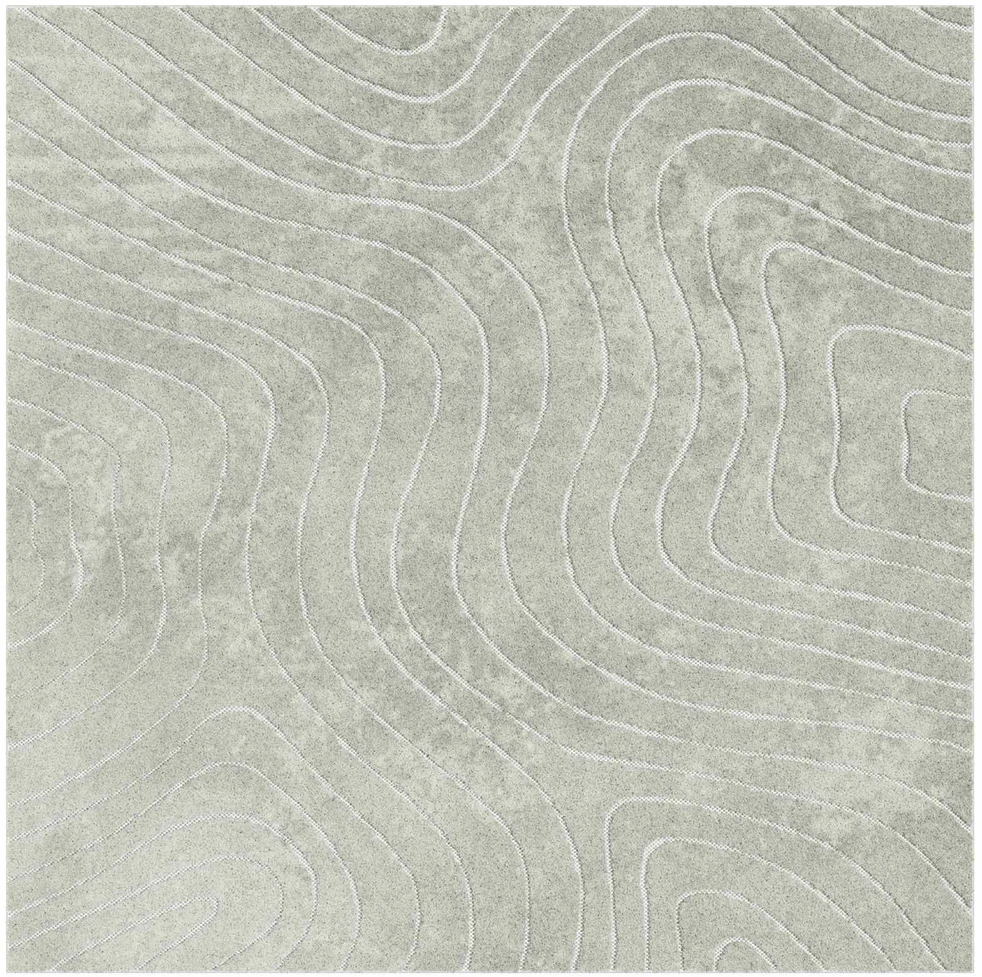 Vidaus ir lauko kilimas PALMERAS Žalia 120 x 120 cm Poliesteris