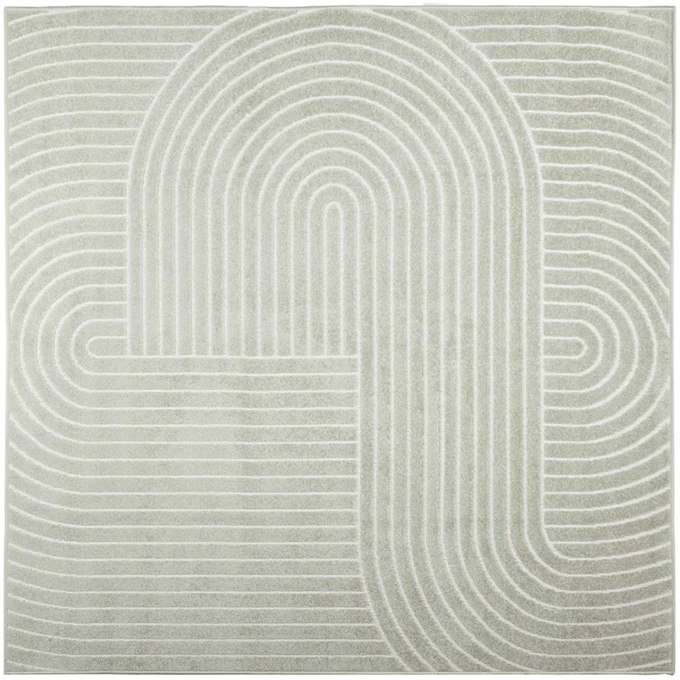 Vidaus ir lauko kilimas PALMERAS Žalia 200 x 200 cm Poliesteris