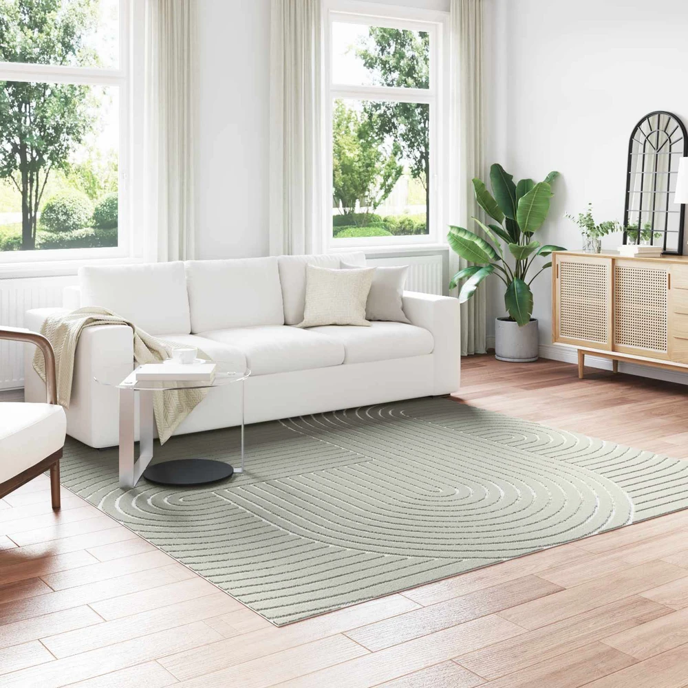 Vidaus ir lauko kilimas PALMERAS Žalia 240 x 240 cm Poliesteris