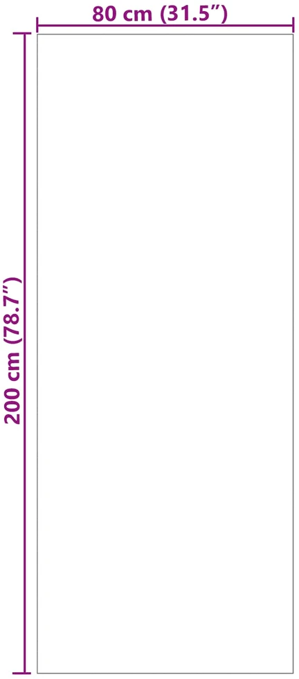 Vidaus ir lauko kilimas PALMERAS Žalia 80 x 200 cm Poliesteris