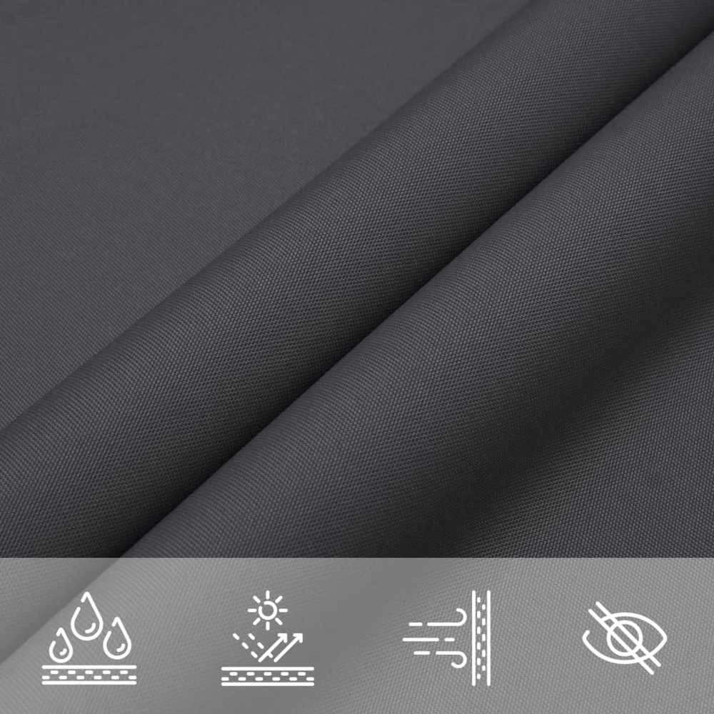 Uždanga nuo saulės, antracito, 3x4x4m, trikampė