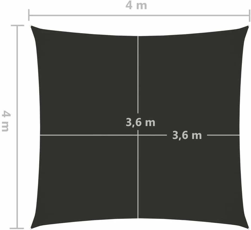 Uždanga nuo saulės, antracito, 4x4m, oksfordo audinys