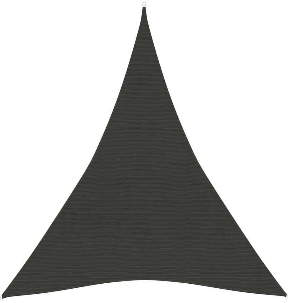 Uždanga nuo saulės, antracito spalvos, 3x4x4m, HDPE, 160g/m²