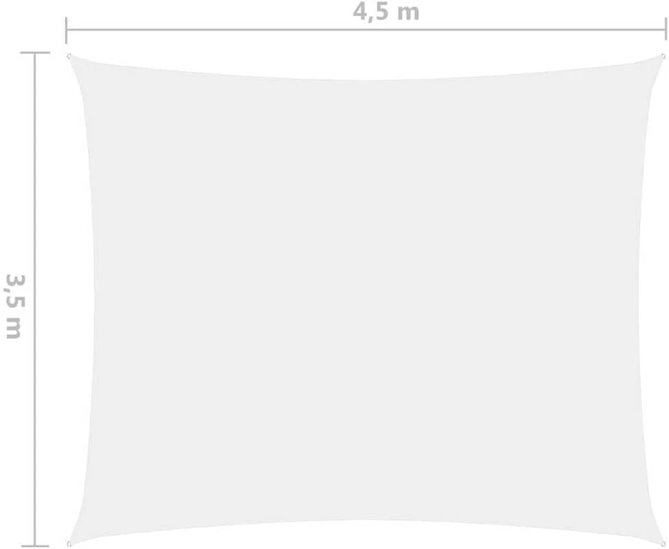 Uždanga nuo saulės, balta, 3,5x4,5m, oksfordo audinys