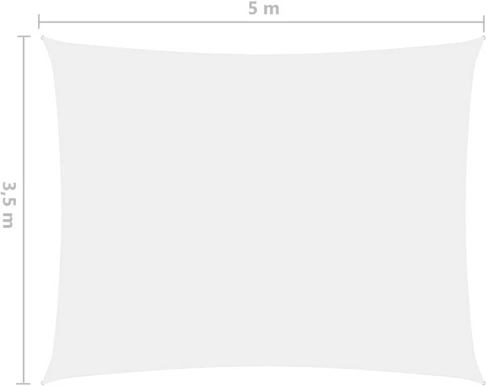 Uždanga nuo saulės, balta, 3,5x5m, oksfordo audinys