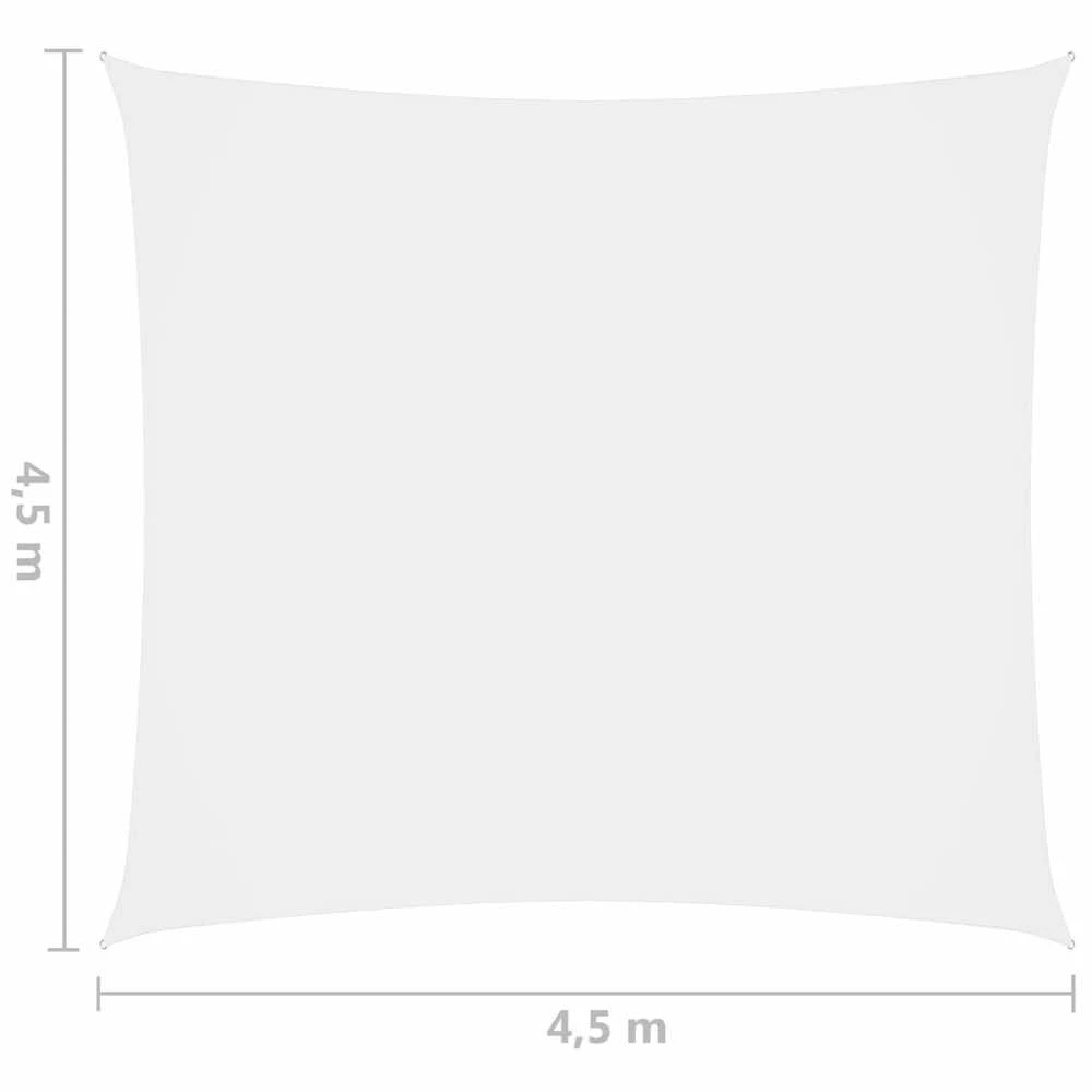 Uždanga nuo saulės, balta, 4,5x4,5m, oksfordo audinys