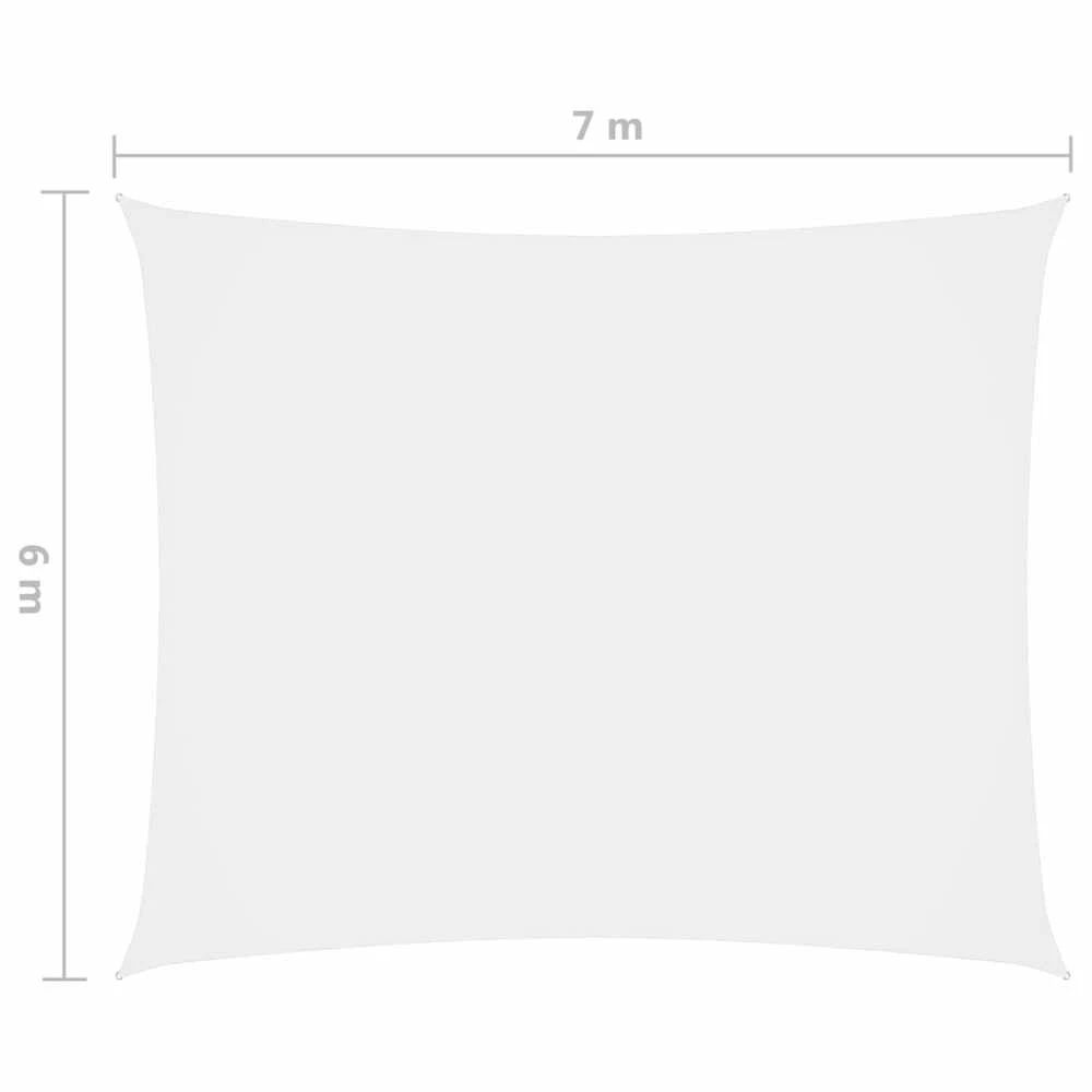 Uždanga nuo saulės, balta, 6x7m, oksfordo audinys, stačiakampė