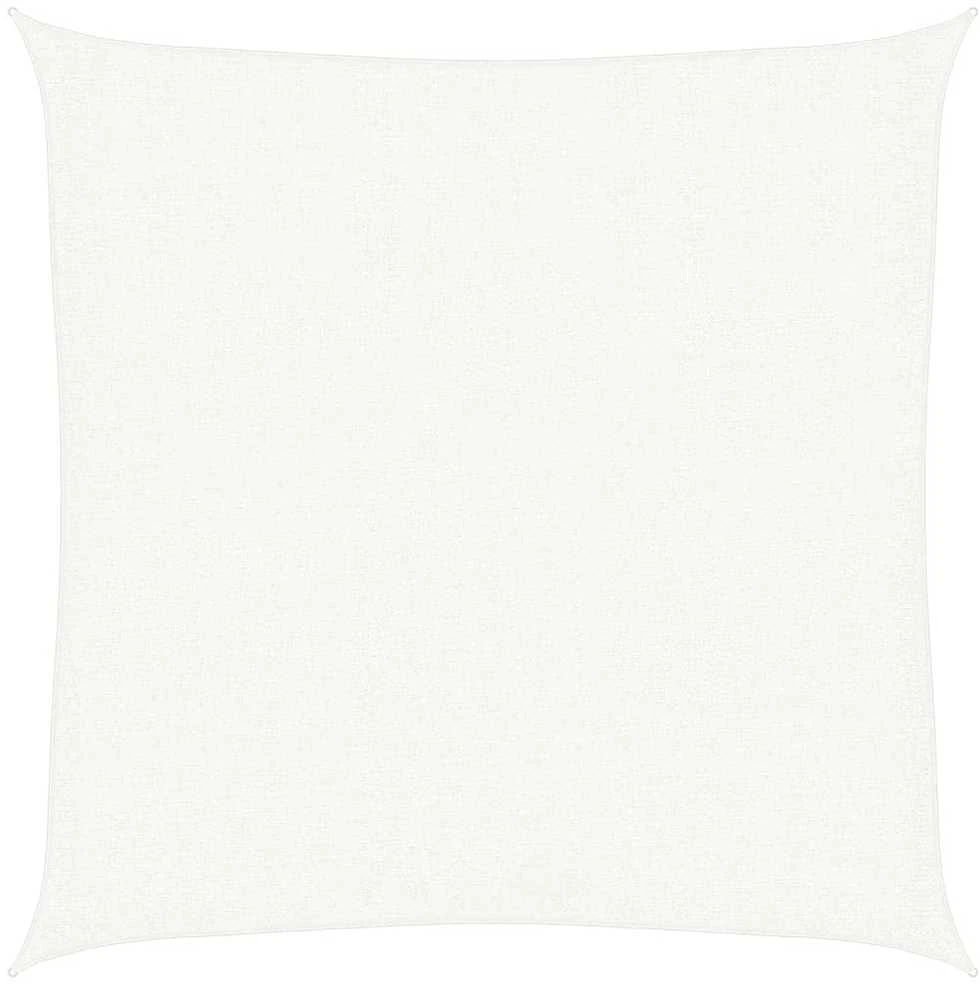 Uždanga nuo saulės, baltos spalvos, 2,5x2,5m, HDPE, 160g/m²