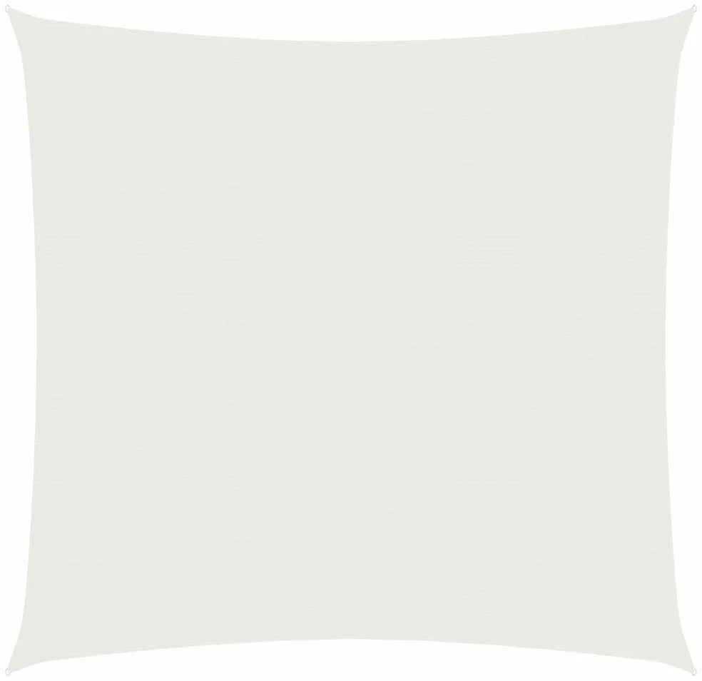 Uždanga nuo saulės, baltos spalvos, 2,5x2,5m, HDPE, 160g/m²