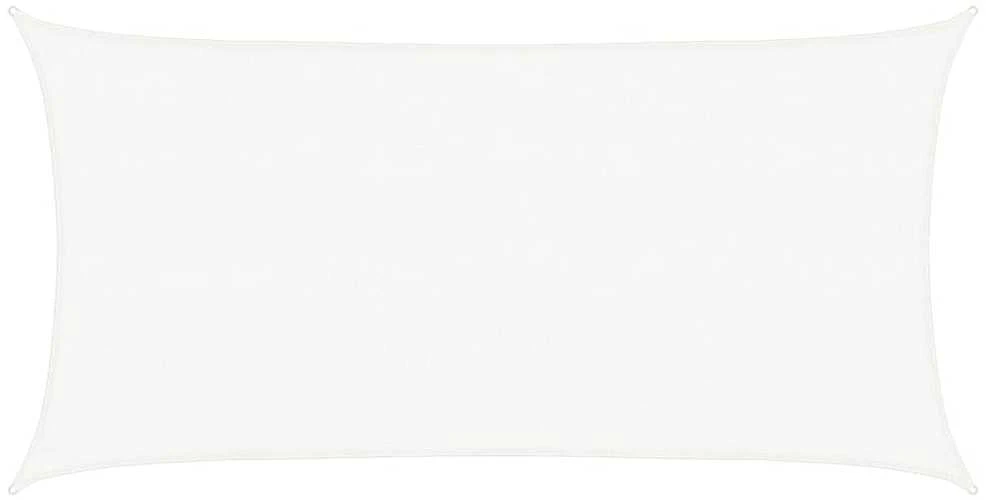 Uždanga nuo saulės, baltos spalvos, 2,5x4,5m, HDPE, 160g/m²