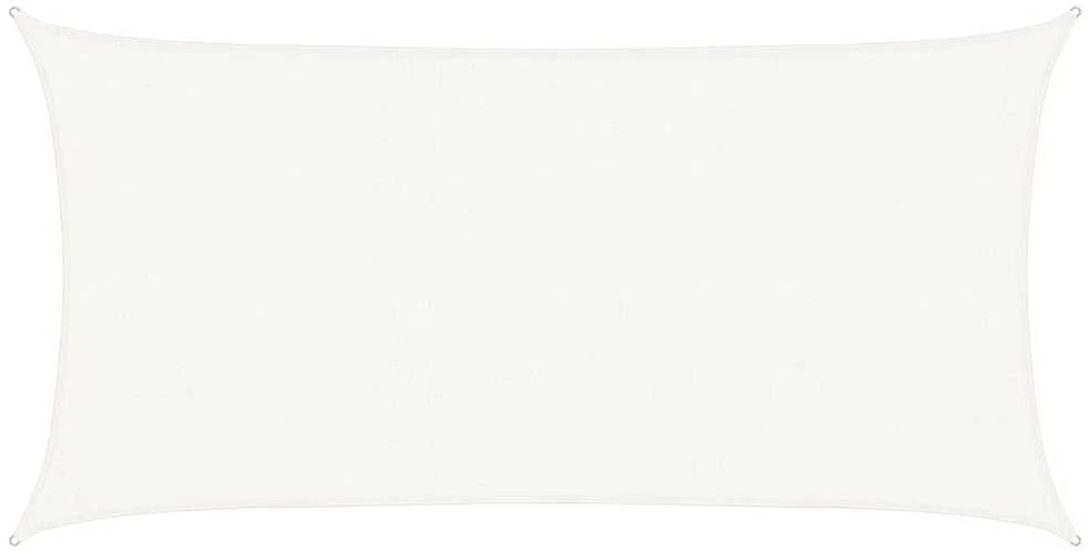 Uždanga nuo saulės, baltos spalvos, 2,5x5m, HDPE, 160g/m²