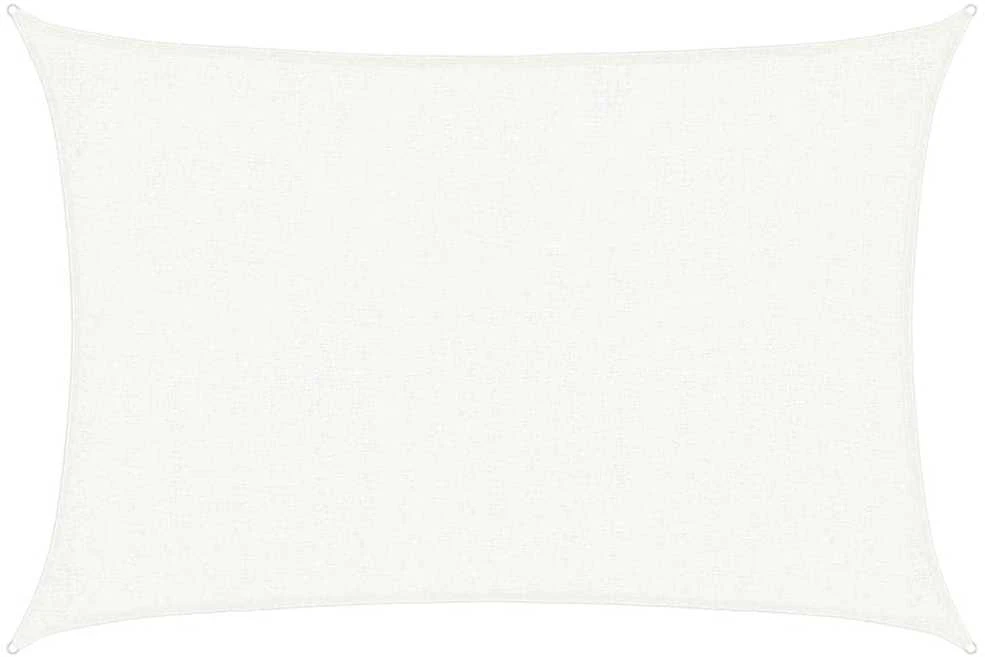 Uždanga nuo saulės, baltos spalvos, 2x3m, HDPE, 160g/m²