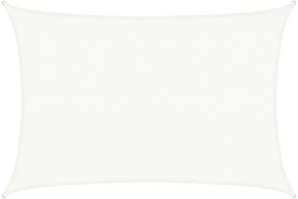 Uždanga nuo saulės, baltos spalvos, 3,5x5m, HDPE, 160g/m²
