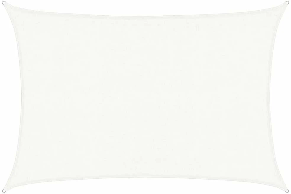 Uždanga nuo saulės, baltos spalvos, 3,5x5m, HDPE, 160g/m²