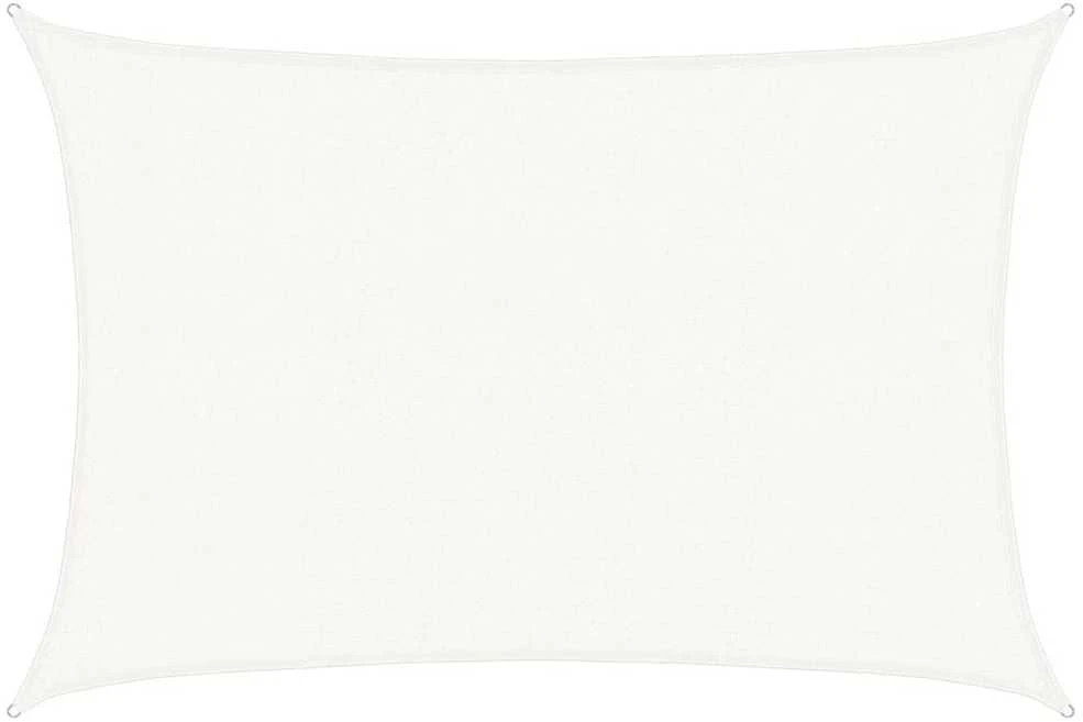 Uždanga nuo saulės, baltos spalvos, 3x4m, HDPE, 160g/m²