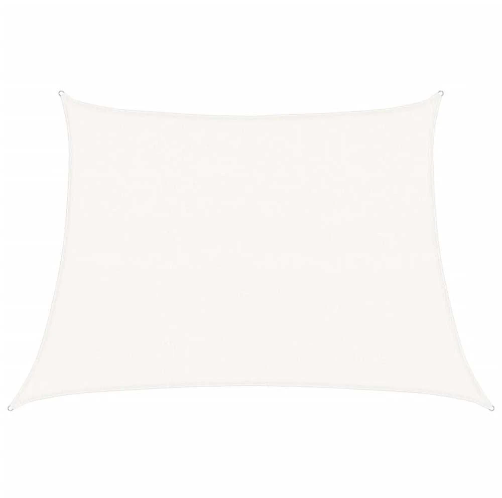 Uždanga nuo saulės, baltos spalvos, 4/5x3m, HDPE, 160g/m²