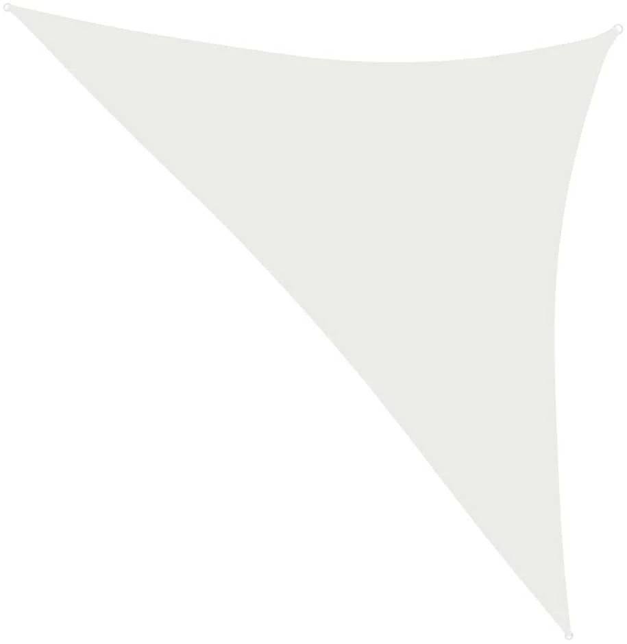 Uždanga nuo saulės, baltos spalvos, 4x4x5,8m, HDPE, 160g/m²