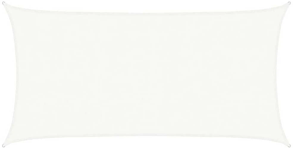 Uždanga nuo saulės, baltos spalvos, 4x7m, HDPE, 160g/m²