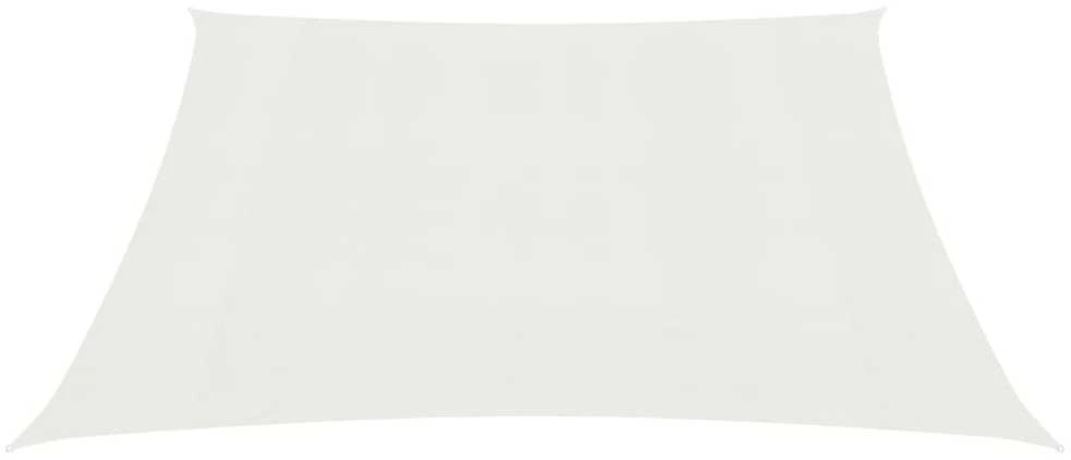 Uždanga nuo saulės, baltos spalvos, 5x5m, HDPE, 160g/m²