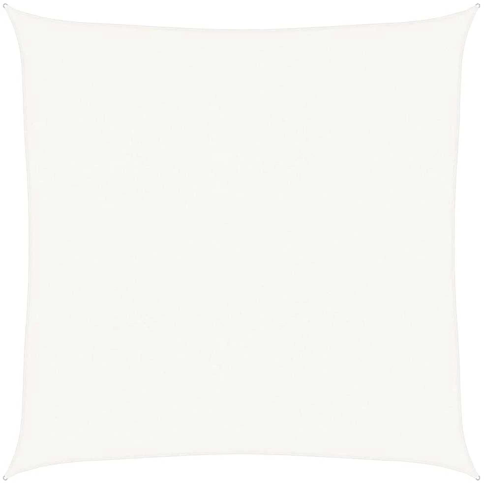 Uždanga nuo saulės, baltos spalvos, 5x5m, HDPE, 160g/m²