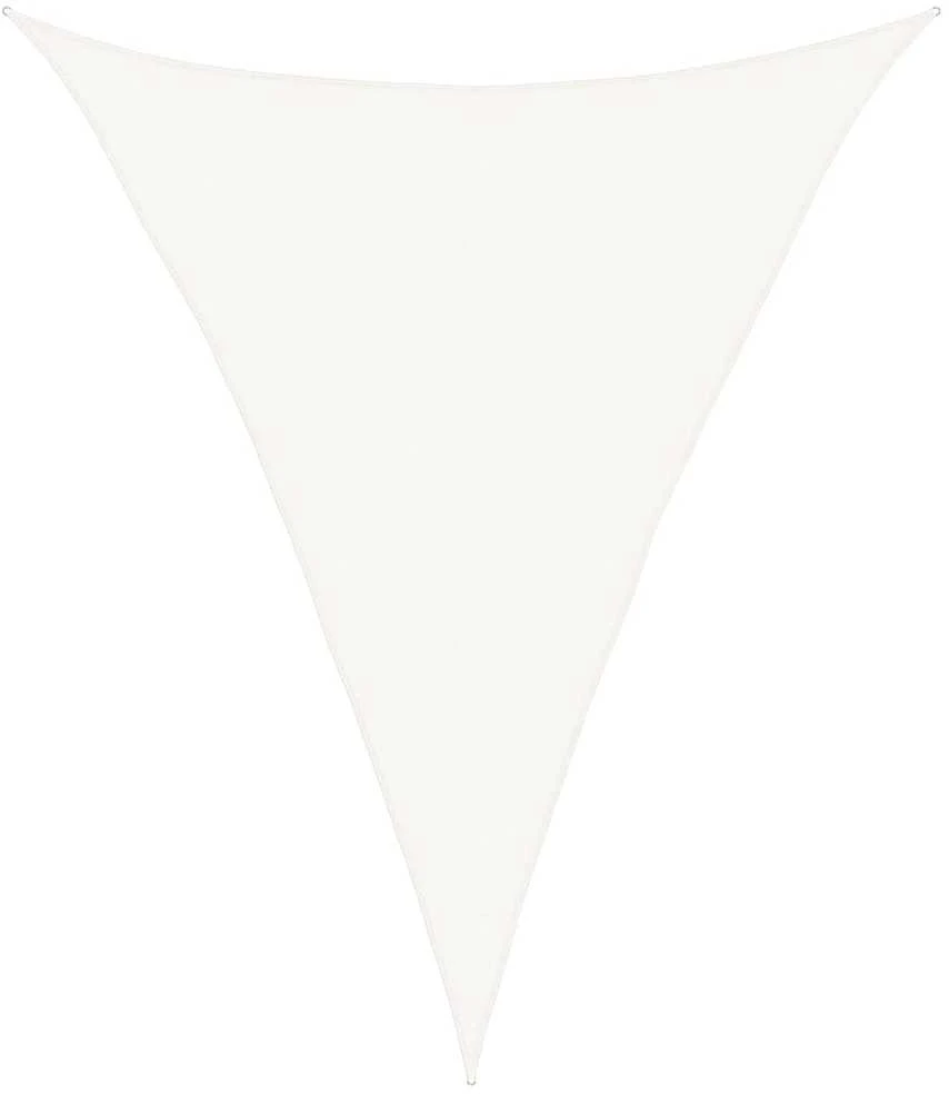 Uždanga nuo saulės, baltos spalvos, 5x6x6m, HDPE, 160g/m²