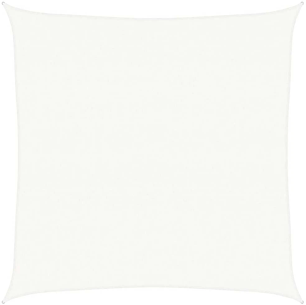 Uždanga nuo saulės, baltos spalvos, 6x6m, HDPE, 160g/m²