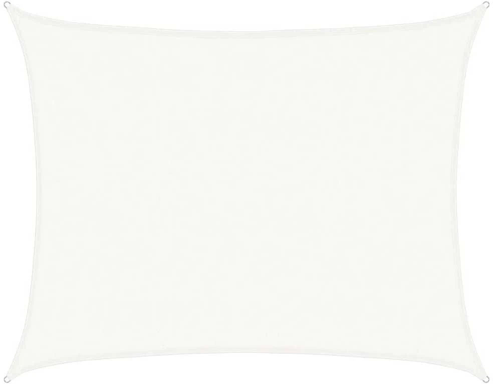 Uždanga nuo saulės, baltos spalvos, 6x7m, HDPE, 160g/m²