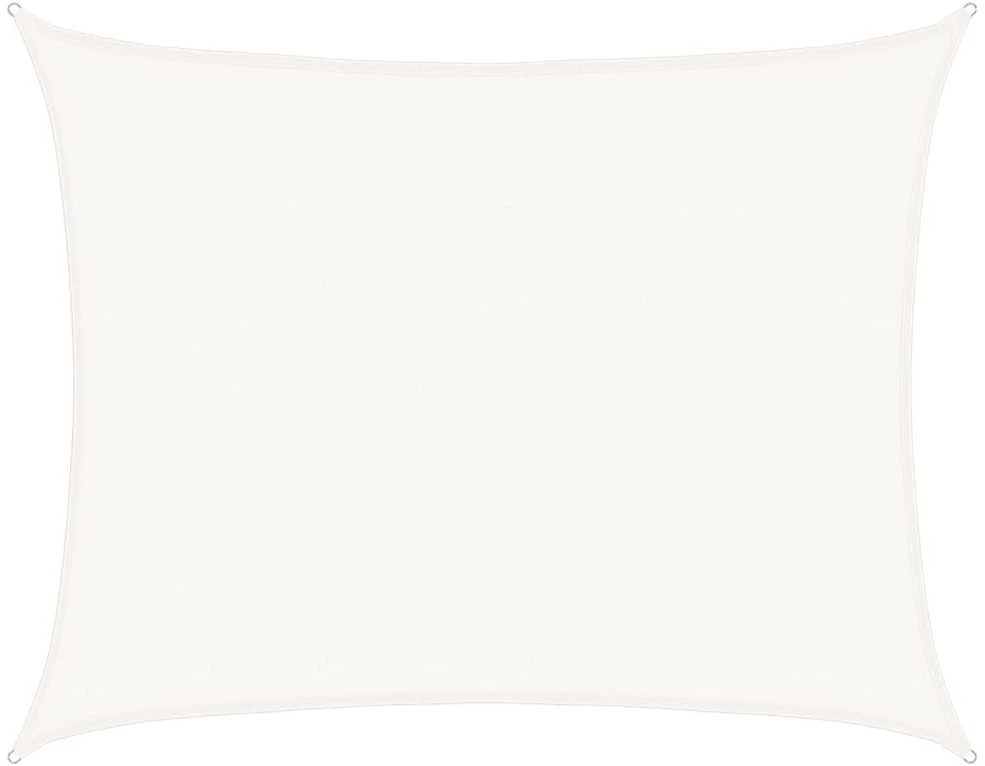 Uždanga nuo saulės, baltos spalvos, 6x8m, HDPE, 160g/m²