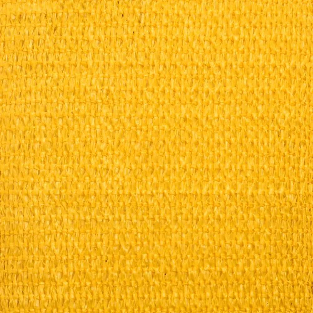 Uždanga nuo saulės, geltonos spalvos, 2,5x2,5m, HDPE, 160g/m²