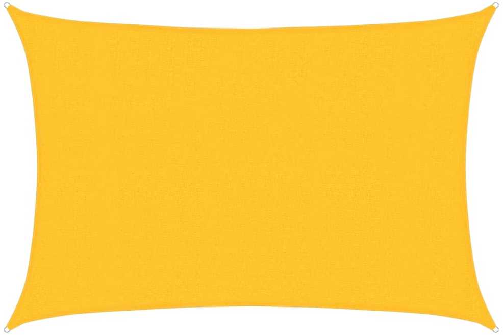 Uždanga nuo saulės, geltonos spalvos, 2,5x3,5m, HDPE, 160g/m²