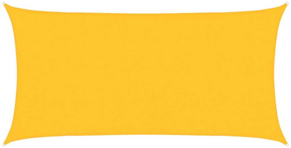 Uždanga nuo saulės, geltonos spalvos, 2x4m, HDPE, 160g/m²