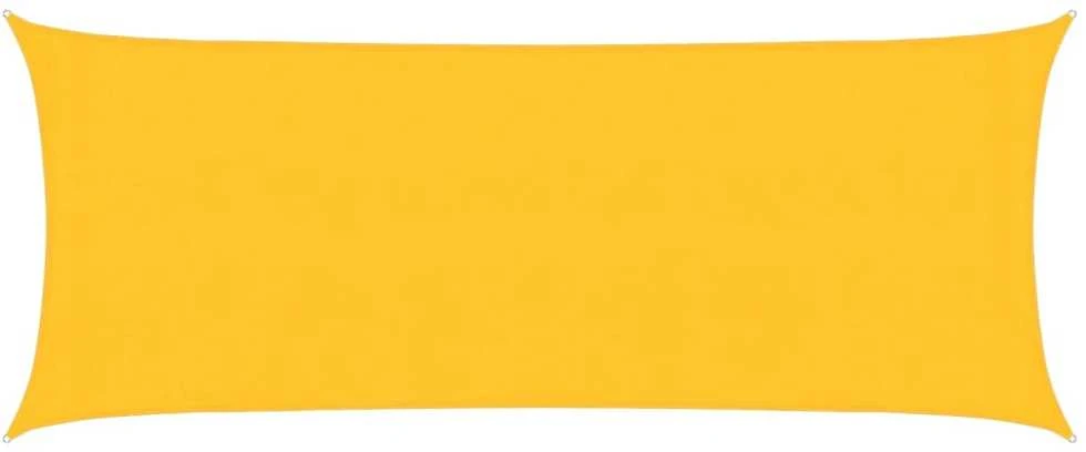 Uždanga nuo saulės, geltonos spalvos, 2x5m, HDPE, 160g/m²