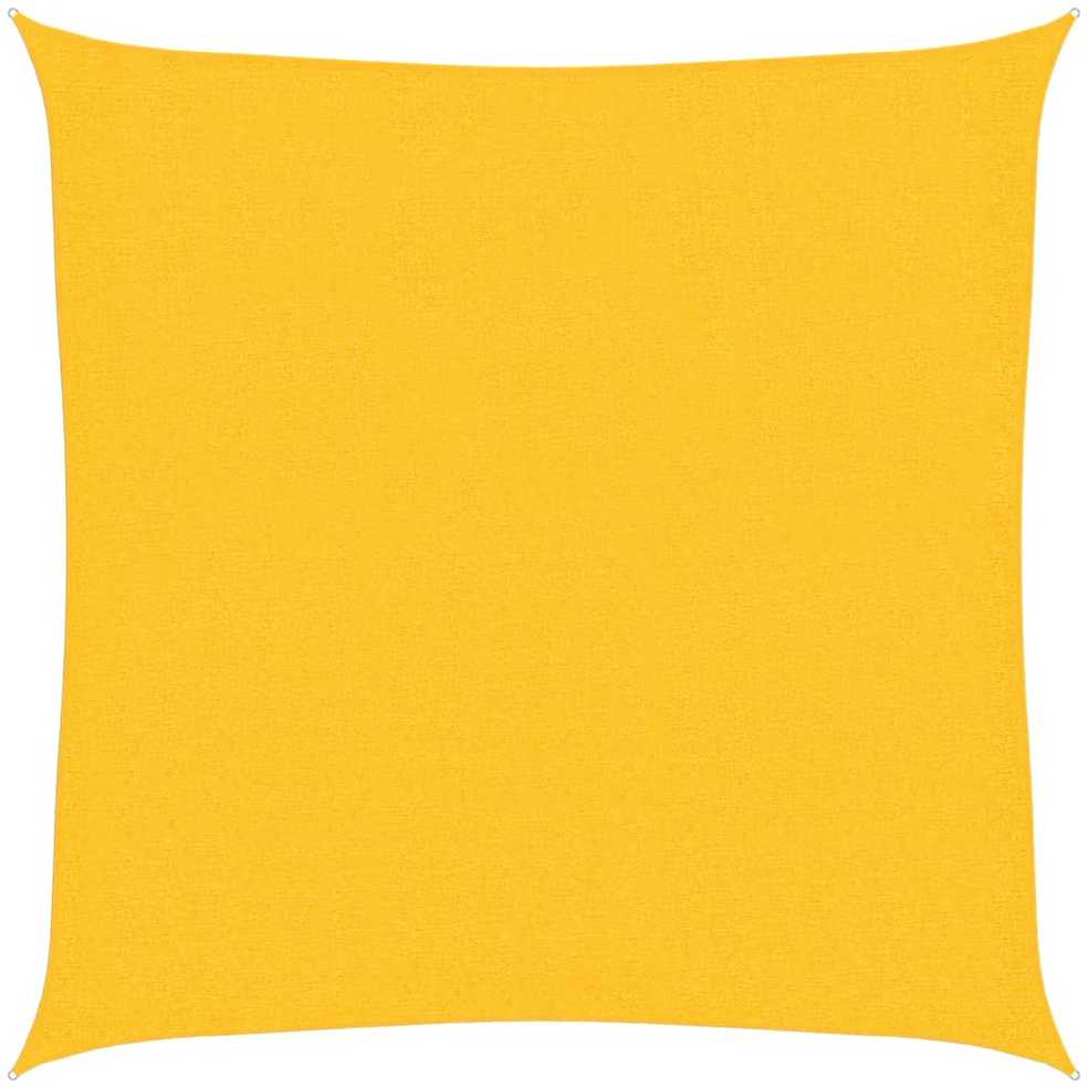 Uždanga nuo saulės, geltonos spalvos, 3x3m, HDPE, 160g/m²
