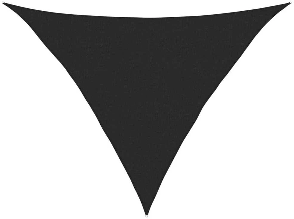 Uždanga nuo saulės, juodos spalvos, 2,5x2,5x3,5m, HDPE, 160g/m²