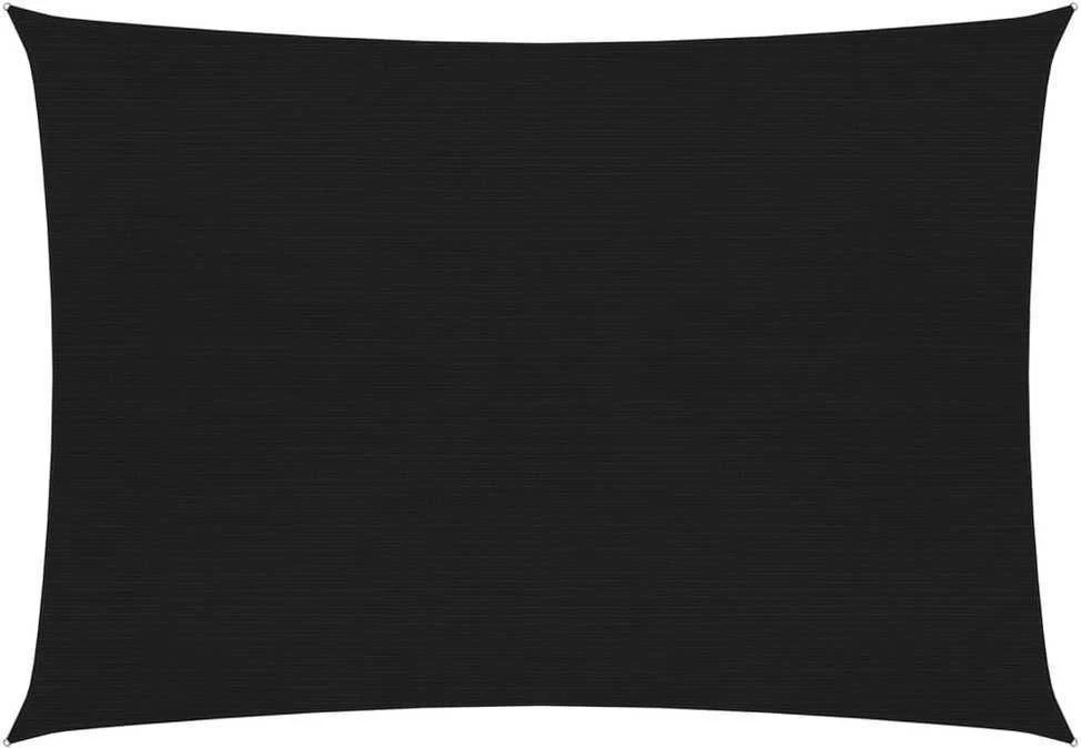 Uždanga nuo saulės, juodos spalvos, 2,5x3,5m, HDPE, 160g/m²