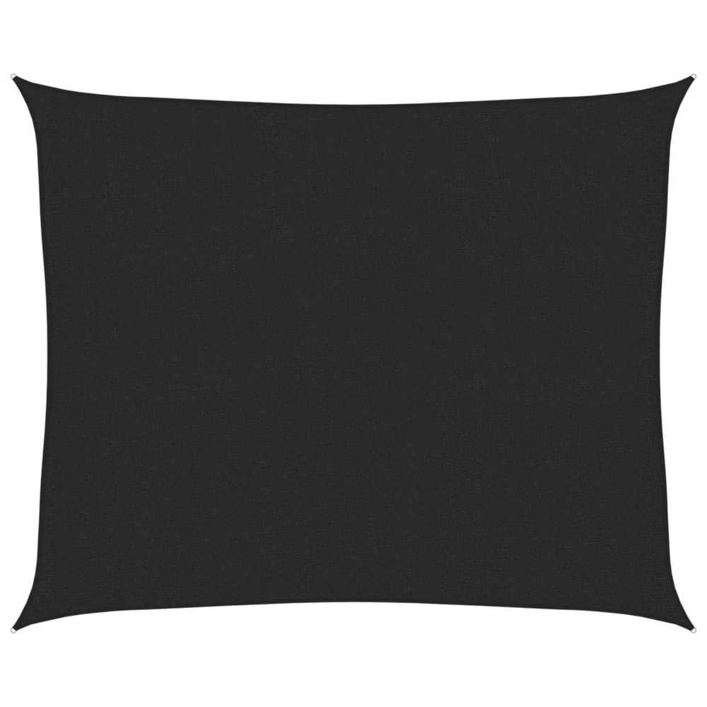 Uždanga nuo saulės, juodos spalvos, 2,5x3m, HDPE, 160g/m²