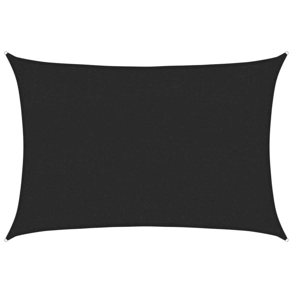 Uždanga nuo saulės, juodos spalvos, 2x2,5m, HDPE, 160g/m²