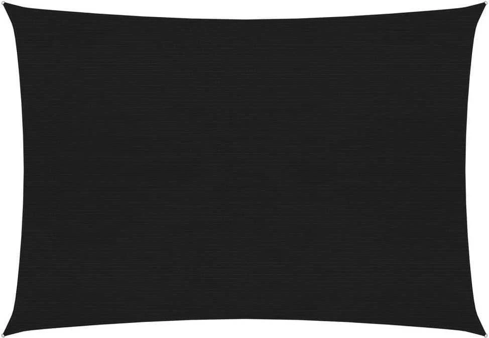 Uždanga nuo saulės, juodos spalvos, 3x4,5m, HDPE, 160g/m²