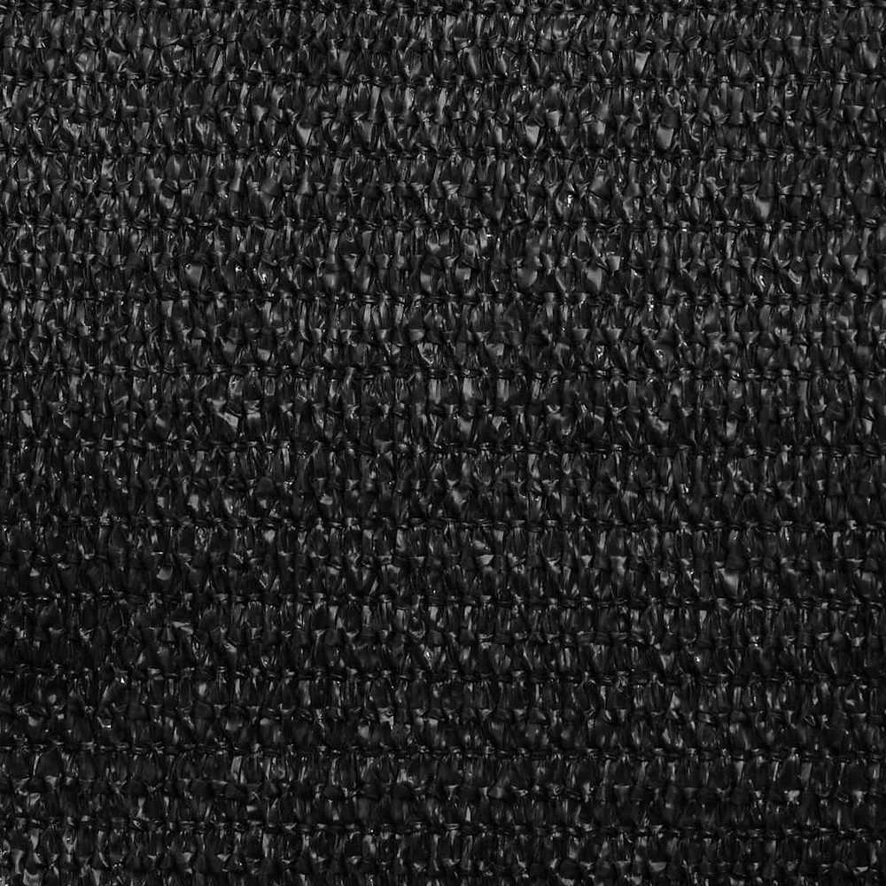 Uždanga nuo saulės, juodos spalvos, 4/5x3m, HDPE, 160g/m²