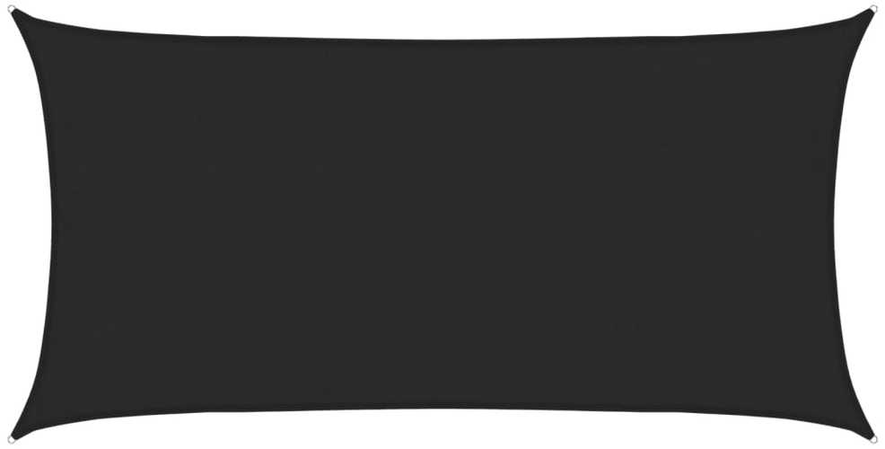 Uždanga nuo saulės, juodos spalvos, 4x7m, HDPE, 160g/m²