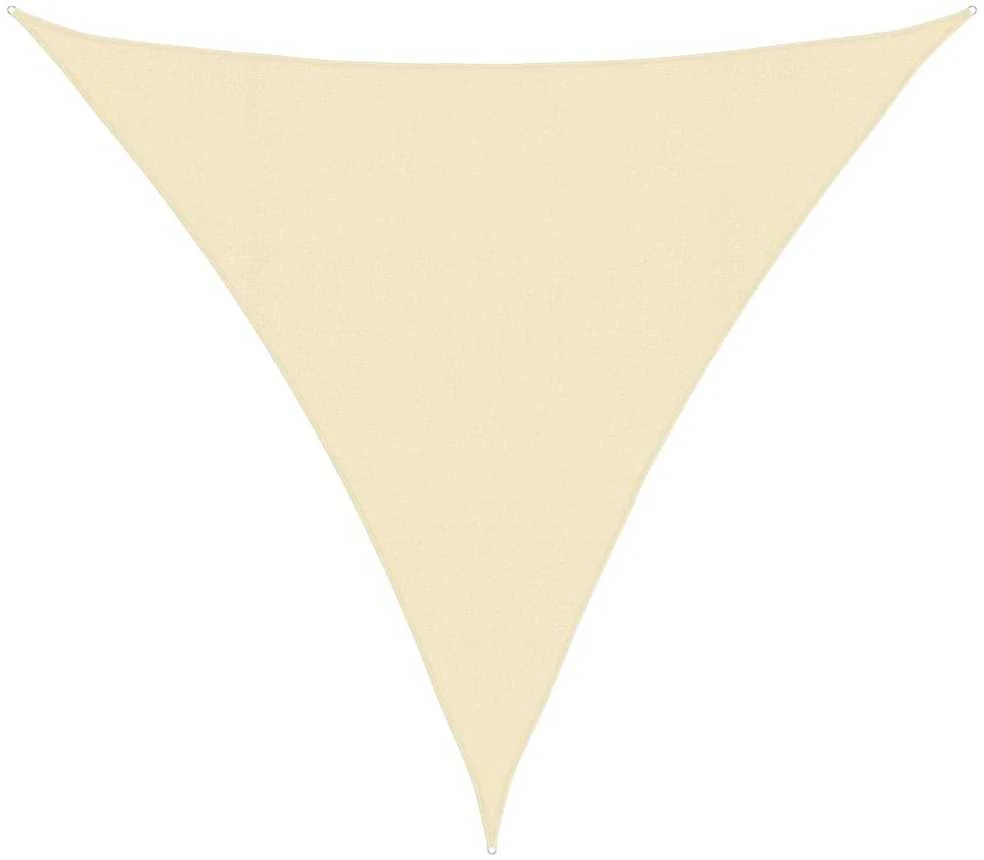 Uždanga nuo saulės, kreminė, 4,5x4,5x4,5m, HDPE, 160g/m²