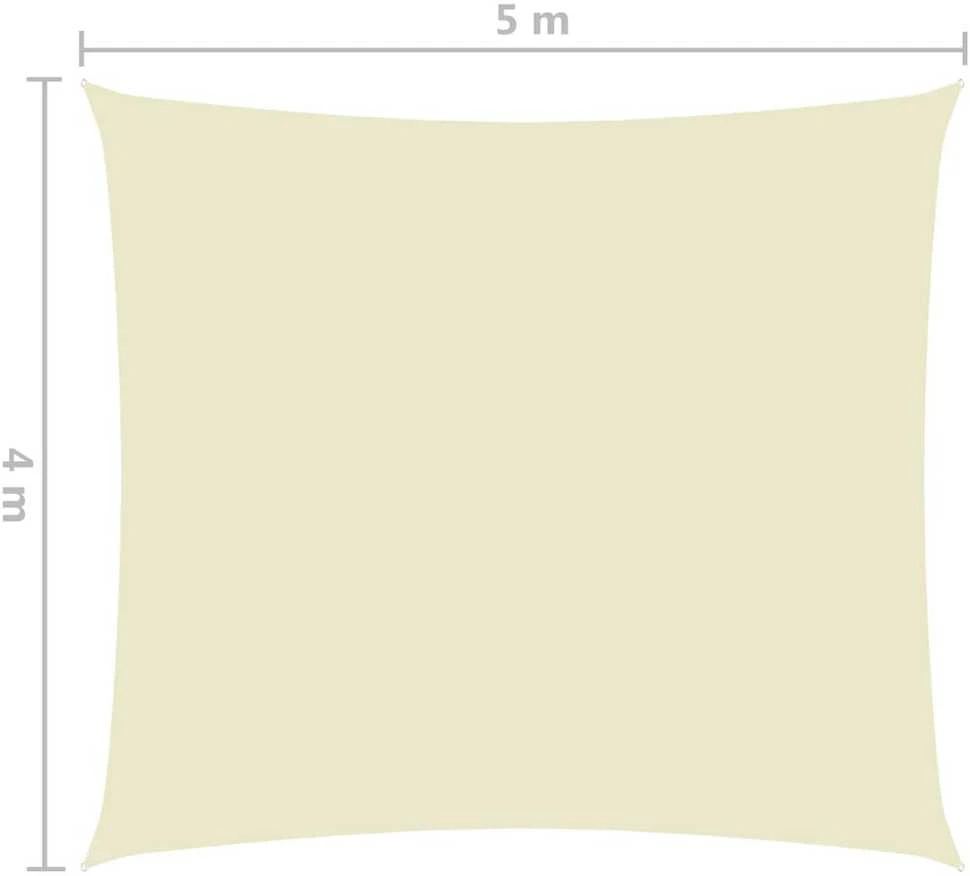 Uždanga nuo saulės, kreminė, 4x5m, oksfordo audinys