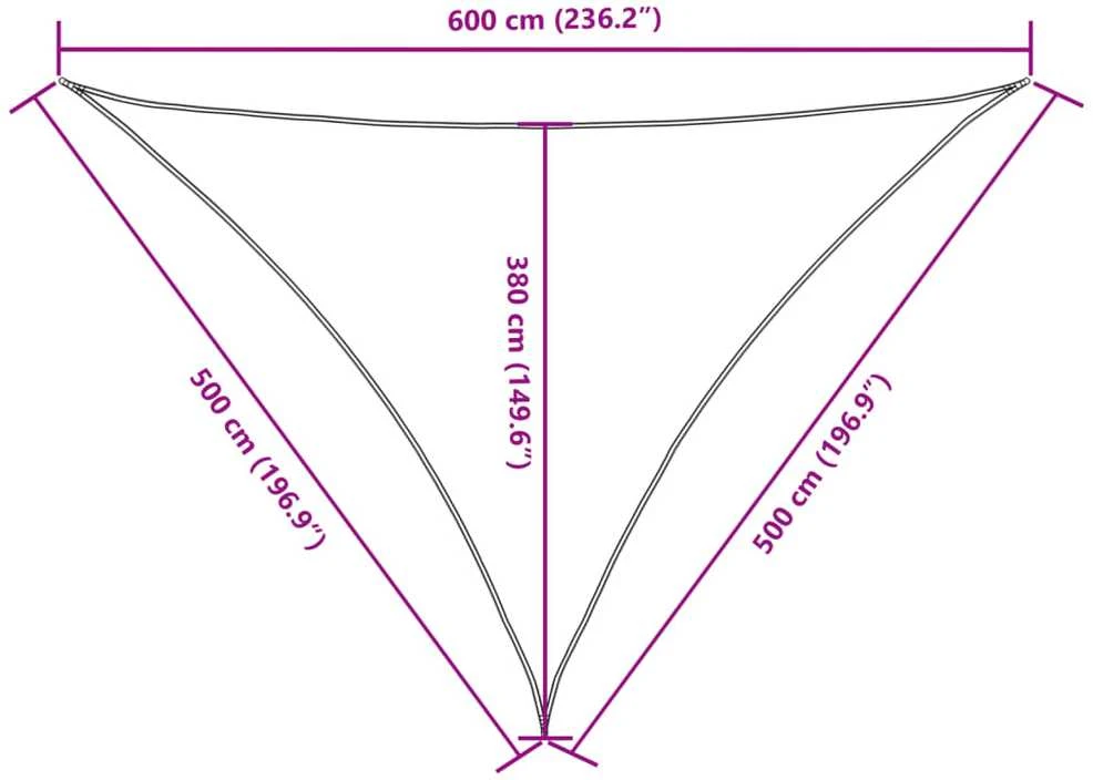 Uždanga nuo saulės, kreminė, 5x5x6m, oksfordo audinys