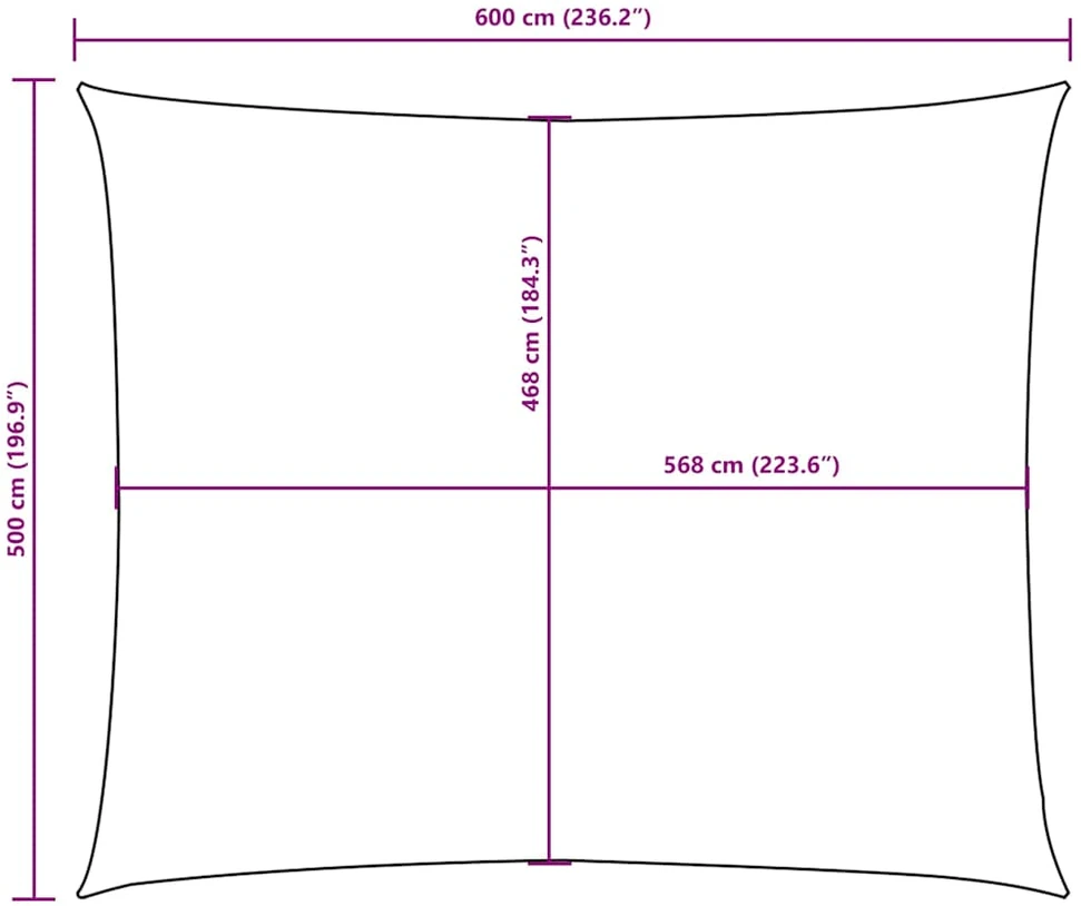Uždanga nuo saulės, kreminė, 5x6m, oksfordo audinys