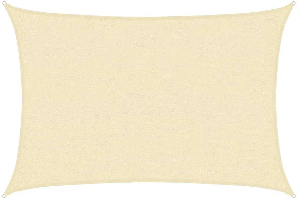 Uždanga nuo saulės, kreminės spalvos, 2x3m, HDPE, 160g/m²