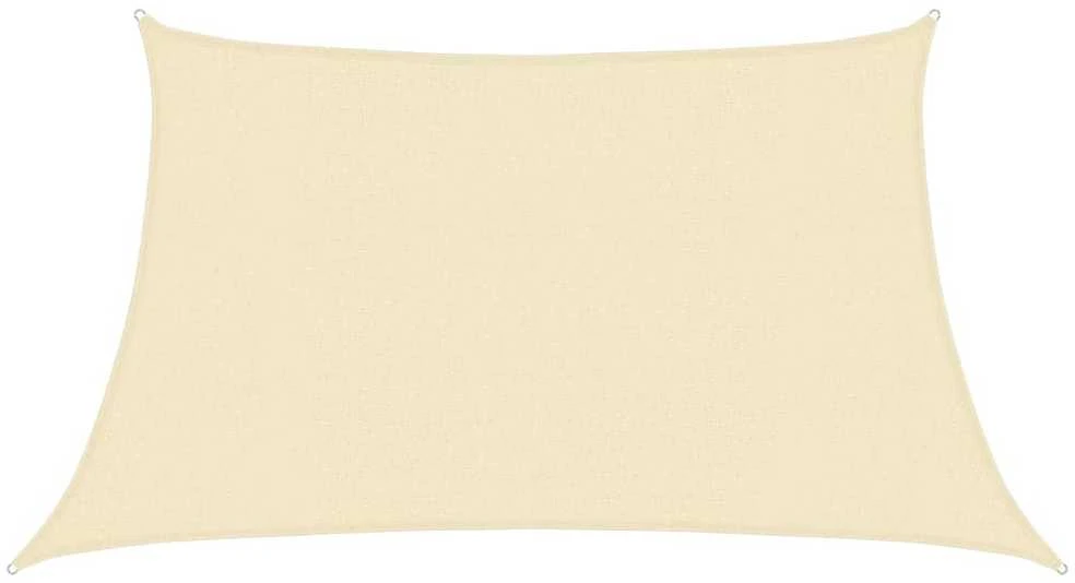 Uždanga nuo saulės, kreminės spalvos, 3/4x2m, HDPE, 160g/m²
